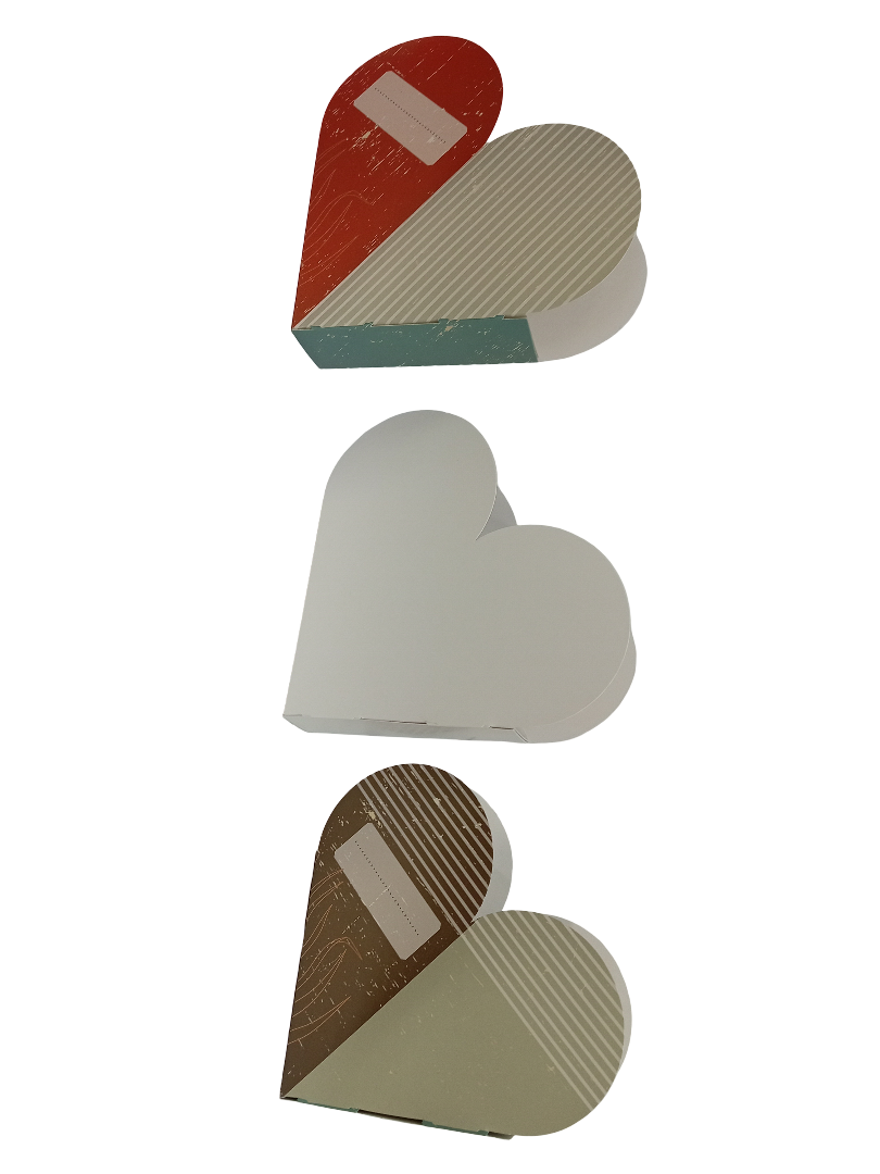 Scatole cuori 25x22x5