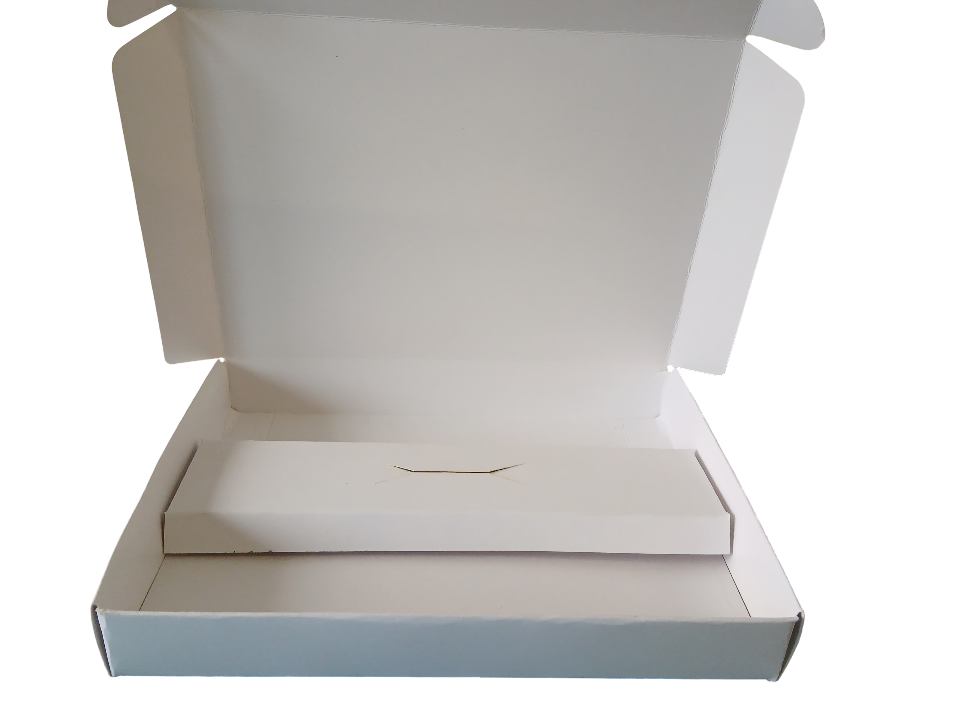 Scatola con divisorio integrale 22x16x3