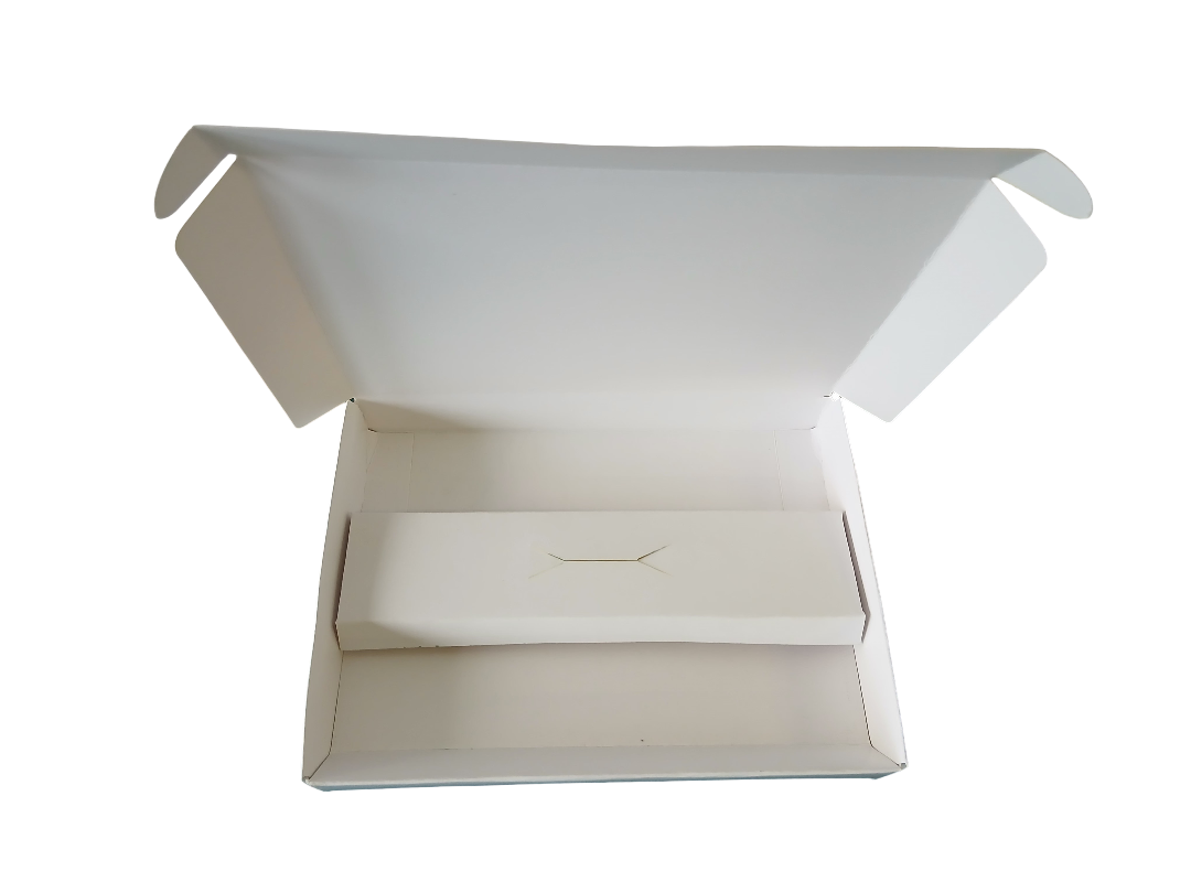 Scatola con divisorio integrale 22x16x3