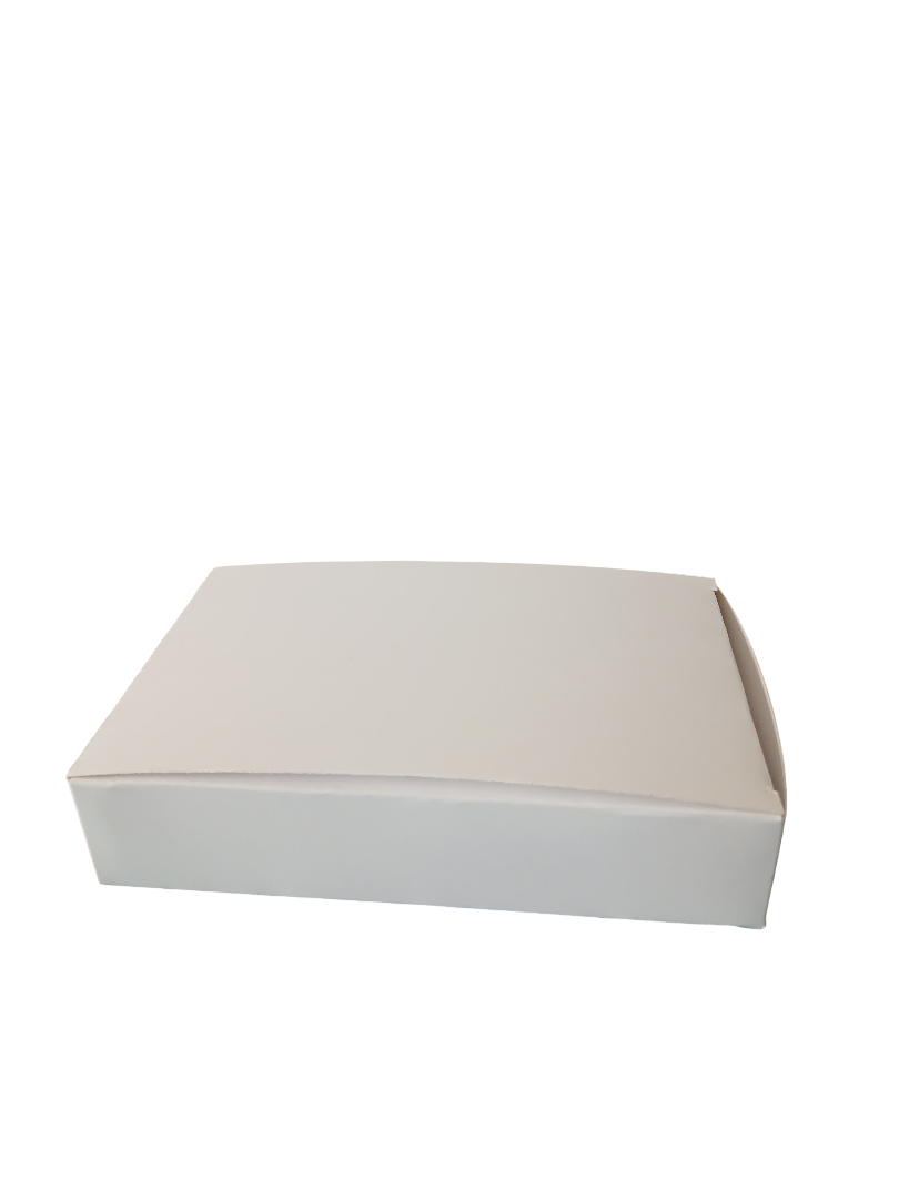 Scatola per E-commerce in Cartone Kraft Bianco 11x17x3,5 cm (H)