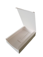 Scatola per E-commerce in Cartone Kraft Bianco 11x17x3,5 cm