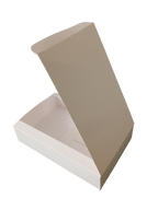 Scatola per E-commerce in Cartone Kraft Bianco 11x17x3,5 cm