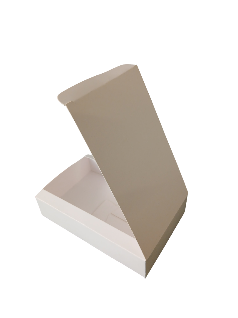 Scatola per E-commerce in Cartone Kraft Bianco 11x17x3,5 cm (H)