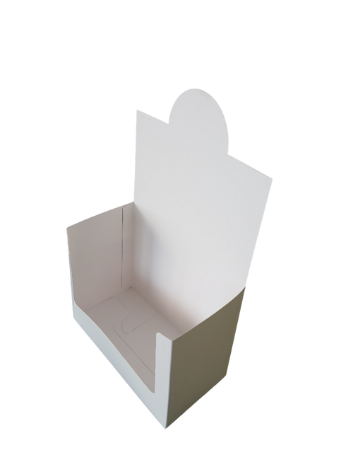Espositore da Banco in Cartone Kraft Bianco
